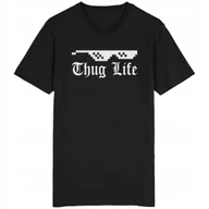 Koszulki męskie - Thug Life Koszulka Mem 2Pac Tupac Shakur Makaveli - miniaturka - grafika 1