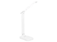Lampy stojące - 44-164# Lampka biurkowa led lb-19 biała - miniaturka - grafika 1