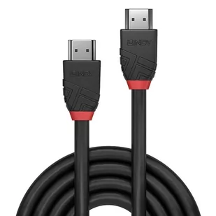 Lindy 36470 - Kabel HDMI 2.0 High Speed Black Line - 0,5m 36470 - Kable - miniaturka - grafika 2