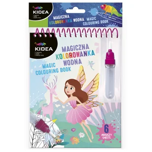 Wielorazowa kolorowanka wodna Magia KIDEA - Kolorowanki, wyklejanki - miniaturka - grafika 1