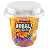 Kefiry, jogurty, maślanki - Bakoma Bubble Twist Jogurt pitny brzoskwinia marakuja z kulkami owocowymi 210 g - miniaturka - grafika 1