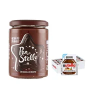 Słodkie kremy i masła - Krem Pan di Stelle 380 g i Nutella mooporcja - miniaturka - grafika 1