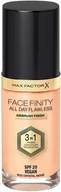 Podkłady do twarzy - Max Factor Facefinity All Day Flawless 3 in 1 Foundation 33 Crystal Beige - miniaturka - grafika 1
