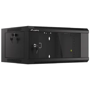 Lanberg Szafa RACK 19 4U 570x450 WFFA-5404-10B szybkiego montażu - KONFIGURATOR WYPOSAŻENIA / DYSTRYBUTOR F.VAT 23% WFFA-5404-10B - Szafy rack - miniaturka - grafika 1