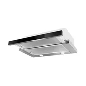 Okapy kuchenne - Toflesz Vega Glass 60  OK7-004 Inox/szkło czarne - miniaturka - grafika 1