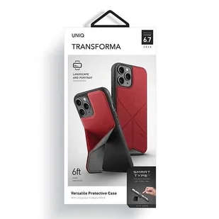 UNIQ etui Transforma iPhone 12 Pro Max 6,5" czerwony/red - Etui i futerały do telefonów - miniaturka - grafika 7