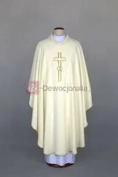 Ornat haftowany z symboliką ślubną - Szaty liturgiczne - miniaturka - grafika 1
