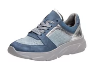 Sneakersy damskie - M.Daszyński Niebieskie półbuty damskie M.DASZYŃSKI 2061-1 - M.Daszyński - miniaturka - grafika 1