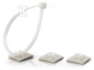 Onnline Uchwyt samoprzylepny HW-4AC (28x28) opakowanie 100 sztuk - Inne mocowania - miniaturka - grafika 1