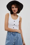 Czapki damskie - Kapelusz słomkowy z ozdobną tasiemką - miniaturka - grafika 1