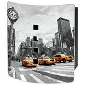 Pozostałe narzędzia ogrodowe - BURG-WÄCHTER Skrzynka na klucze z nadrukiem Manhattan BURG-WÄCHTER - miniaturka - grafika 1