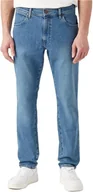 Spodnie męskie - Męskie spodnie jeansowe proste Wrangler RIVER W32 L34 - miniaturka - grafika 1