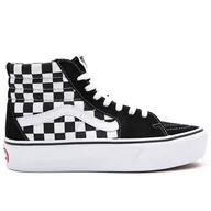 Trampki damskie - Buty Vans Sk8-Hi Platform 2.0 VN0A3TKNQXH1 - czarno-białe - miniaturka - grafika 1