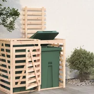Pozostałe ozdoby ogrodowe - vidaXL Przedłużenie obudowy kosza na śmieci, lite drewno sosnowe - miniaturka - grafika 1