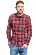 Koszule męskie - Koszula Męska Lee Button Down Poppy Red L880Dmnh-2Xl - miniaturka - grafika 1