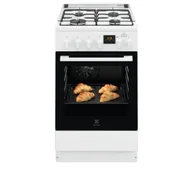 Kuchenki gazowo-elektryczne - Electrolux 600 LKK560224W - miniaturka - grafika 1