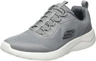 Trampki męskie - Skechers Męskie trampki 894133 Gry, Szara siateczka syntetyczna, 49 EU - miniaturka - grafika 1