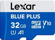 Karty pamięci - Karta Lexar Blue Plus MicroSDHC 32 GB Class 10 UHS-I/U1 A1 V10 LMSBLPL032G-BNANG - miniaturka - grafika 1