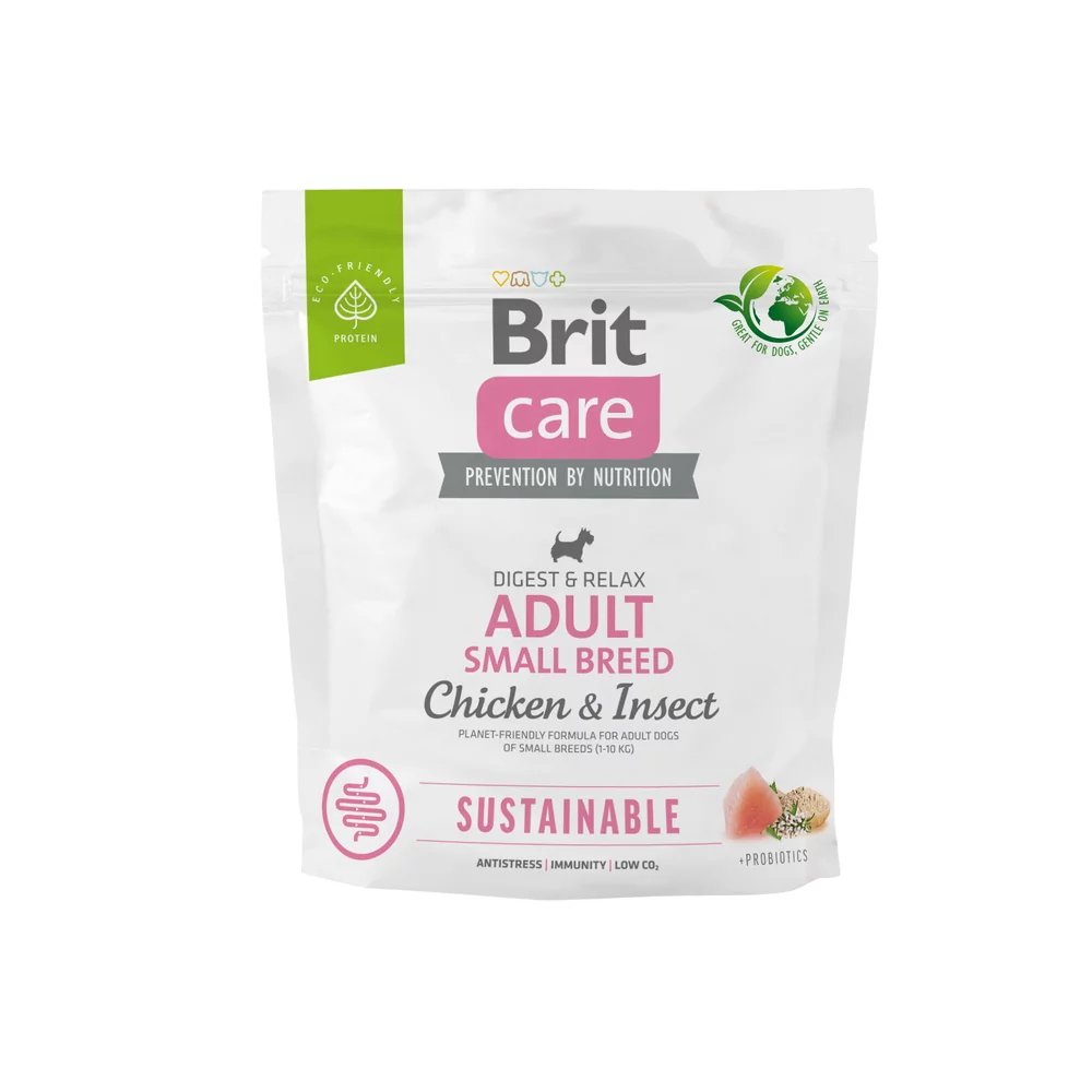 Brit Care Dog Sustainable Adult Small Chicken Insect 1kg