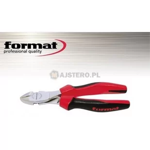 FORMAT Szczypce tnące boczne 160 180 200mm 12045-uniw - Kombinerki i obcęgi - miniaturka - grafika 1