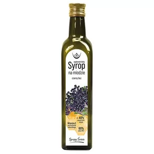 Oleofarm Syrop na miodzie Czarny bez, 250ml - Syropy i koncentraty owocowe - miniaturka - grafika 1