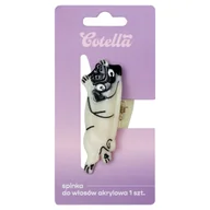 Ozdoby do włosów - Spinka do włosów, Cotella, Happy Pug – 1 szt. - miniaturka - grafika 1