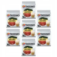 Kawa w kapsułkach i saszetkach - Kapsułki Jacobs Tassimo Jacobs Cafe Au Lait 6+1 opakowanie Gratis! - miniaturka - grafika 1