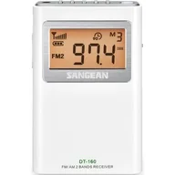 Radia - SANGEAN DT-160 Cyfrowe Przenośne Biały - miniaturka - grafika 1