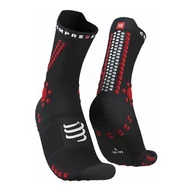 Skarpetki damskie - Compressport, Skarpety Pro Racing V4.0 Trail U, czerwono-czarne, rozmiar 35/38 - miniaturka - grafika 1