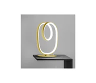 Lampy stojące - Gea Luce DIVA L ORO SPAZZOLATO-LED Lampa stołowa ściemnialna DIVA 17W/230V złota - miniaturka - grafika 1