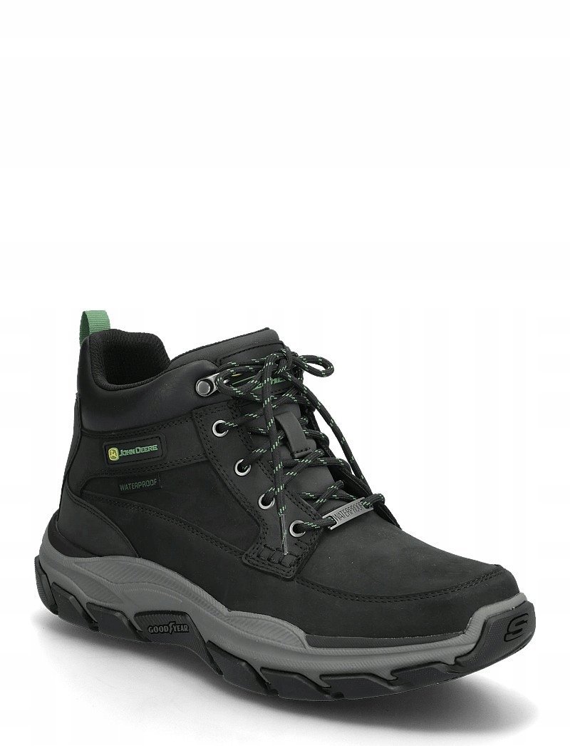 SKECHERS CZARNE TRZEWIKI SKÓRZANE ZIMOWE WATERPROOF 42,5 16AA