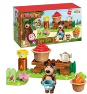 Klocki - KLOCKI KONSTRUKCYJNE MASZA I NIEDŹWIEDŹ DZIEŃ DŻEMU 22 ELEMENTY FUN4KIDS - miniaturka - grafika 1