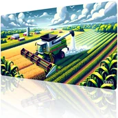 Podkładki pod mysz - PODKŁADKA POD MYSZ MYSZKĘ Letnie Żniwa 100x50 TILT Na biurko Wodoodporna - miniaturka - grafika 1