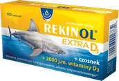 Witaminy i minerały - Oleofarm Rekinol Extra D3 x 60 kaps - miniaturka - grafika 1