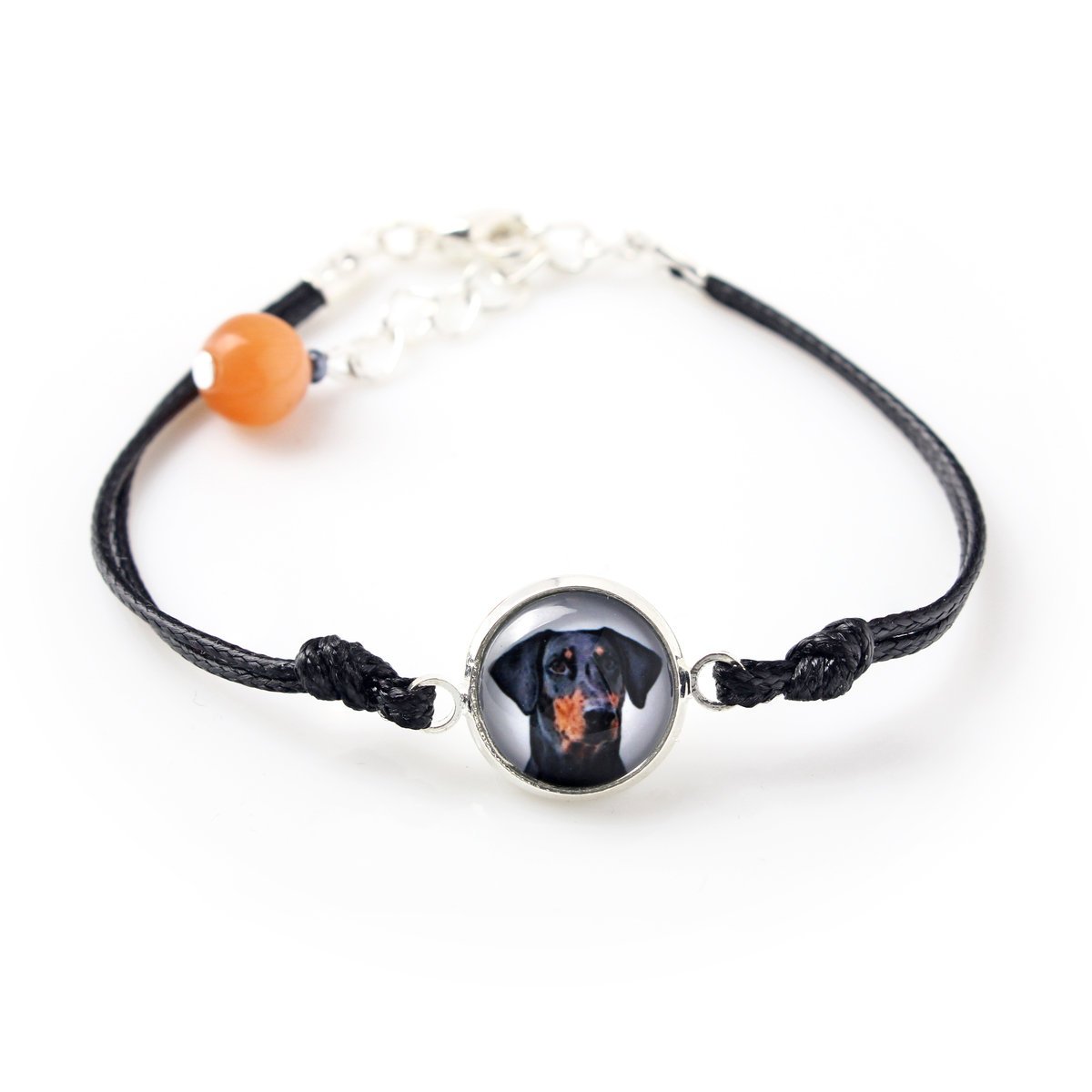 Doberman, Dobermann II - bransoletka z twoim zdjęciem handmade, wyjątkowa biżuteria marki Art-Dog