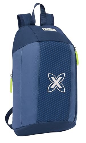 Safta MUNICH BLUE INDIGO - Mini plecak do codziennego użytku, idealny dla dzieci w różnym wieku, wygodny i wszechstronny, jakość i wytrzymałość, 22 x 10 x 39 cm, Niebieski indygo, M, Casual