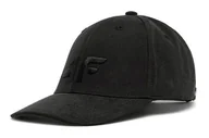 Czapki męskie - Męska czapka z daszkiem czarna 4F MIDSHOP CAD001-20S - miniaturka - grafika 1