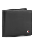 Portfele - Tommy Hilfiger Duży Portfel Męski Eton Mini Cc Wallet AM0AM00655/83365 Czarny - miniaturka - grafika 1