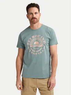 Petrol Industries T-Shirt M-1050-TSR127 Niebieski Regular Fit - Koszulki męskie - miniaturka - grafika 1