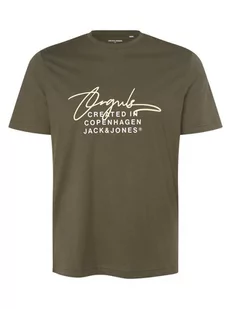 Jack & Jones - T-shirt męski  JORSplash  duże rozmiary, zielony - Koszulki męskie - miniaturka - grafika 1
