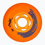 Akcesoria do skatingu - Kółka do rolek UNDERCOVER WHEELS King of Slides 80 mm/90A 4 szt. orange - miniaturka - grafika 1