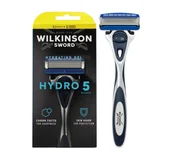 Maszynki do golenia i wkłady - WILKINSON SWORD HYDRO 5 MASZYNKA DO GOLENIA DLA MĘŻCZYZN + 1 WKŁAD - miniaturka - grafika 1