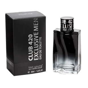 Linn Young Club 420 Exclusive Black Men woda toaletowa spray 30ml - Wody i perfumy damskie - miniaturka - grafika 1