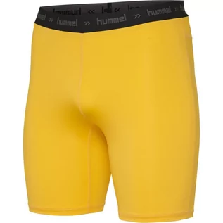 Spodnie sportowe męskie - Spodenki termoaktywne piłkarskie dla dorosłych Hummel First Performance Tight - grafika 1
