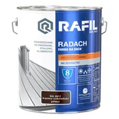 Emalie - Farba na dach Radach brązowy czekoladowy 10 l - miniaturka - grafika 1