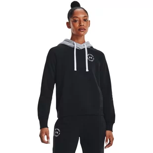 Damska bluza dresowa nierozpinana z kapturem UNDER ARMOUR Rival Fleece CB Hoodie - Kurtki i kamizelki sportowe damskie - miniaturka - grafika 1