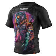 Kimona, stroje i obuwie - Koszulka Męska na siłownię rashguard MMA EXTREME HOBBY CYBER ANIMALS - miniaturka - grafika 1