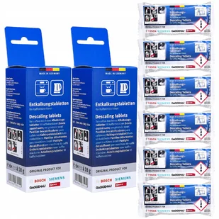 12x Tabletki odkamieniające do ekspresów Bosch - Inne artykuły czyszczące - miniaturka - grafika 1