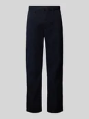 Spodnie męskie - Spodnie materiałowe z wpuszczanymi kieszeniami w stylu francuskim - miniaturka - grafika 1