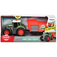 Samochody i pojazdy dla dzieci - FARM traktor z przyczepą, 26 cm - miniaturka - grafika 1